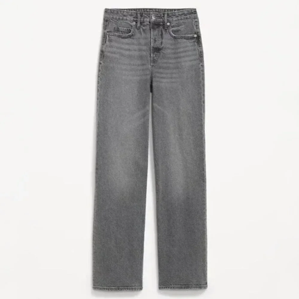 Old Navy Extra High-Rise Sky-Hi Wide Leg Button Fly Jeans - NWT! - Picture 1 of 7